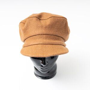 Upcycled Vintage Wool Brown Cadet Military Hat